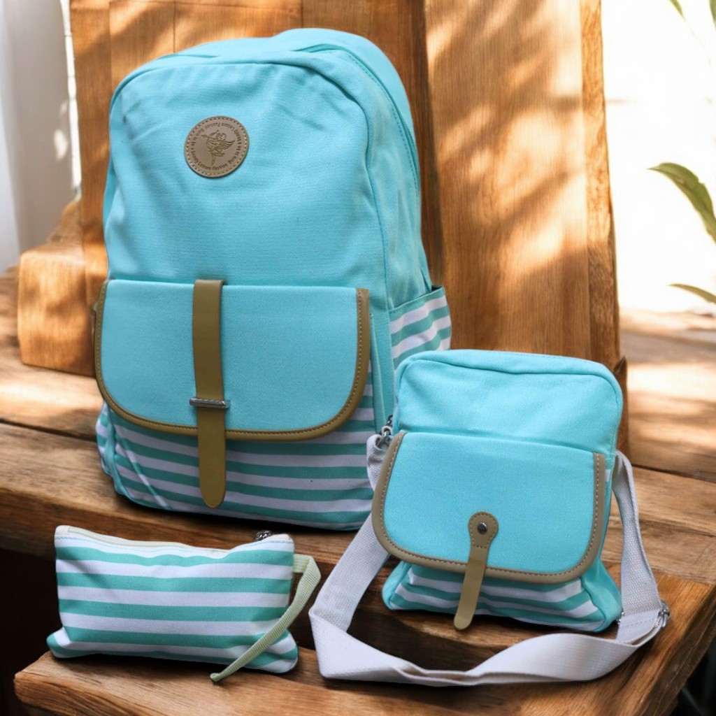 SAC ECOLE + SACOCHE + TROUSSE