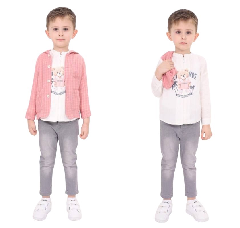 ENSEMBLE BEBE 3PCS "BEAR"