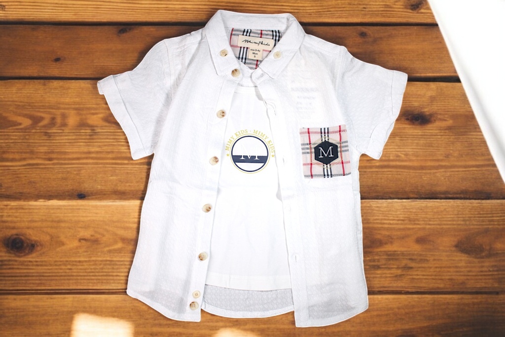 CHEMISE GARÇON + T-SHIRT 