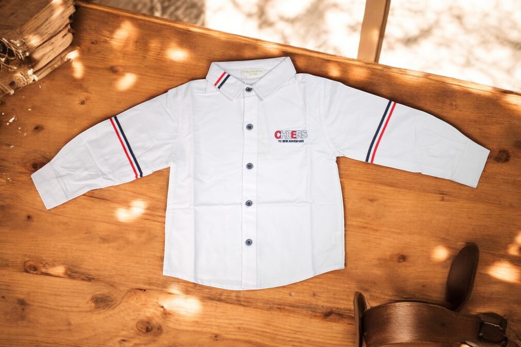 CHEMISE ENFANT MANCHE LONG UNI