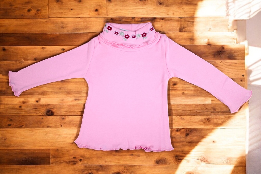 T-SHIRT FLEURI M/L