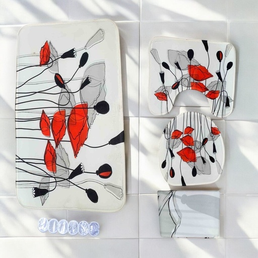 SET DE DOUCHE + RIDEAU IMPRIMER