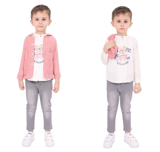 ENSEMBLE BEBE 3PCS "BEAR"