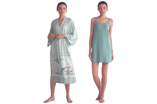 ROBE LONGUE+CHEMISIER SET 
