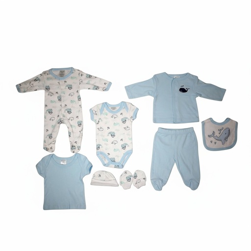 KIT BEBE 10PCS MOTIF MIXTE
